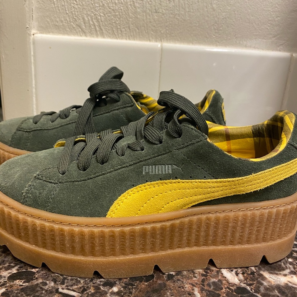 Fenty by Rihanna platform suede creeper sneaker